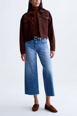AG Jeans Saige Wide Crop in 17 Years Duet