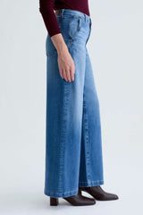 AG Jeans Stella Low Slung Palazzo in 16 Years Soaring - Viva Diva Boutique