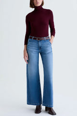 AG Jeans Stella Low Slung Palazzo in 16 Years Soaring - Viva Diva Boutique