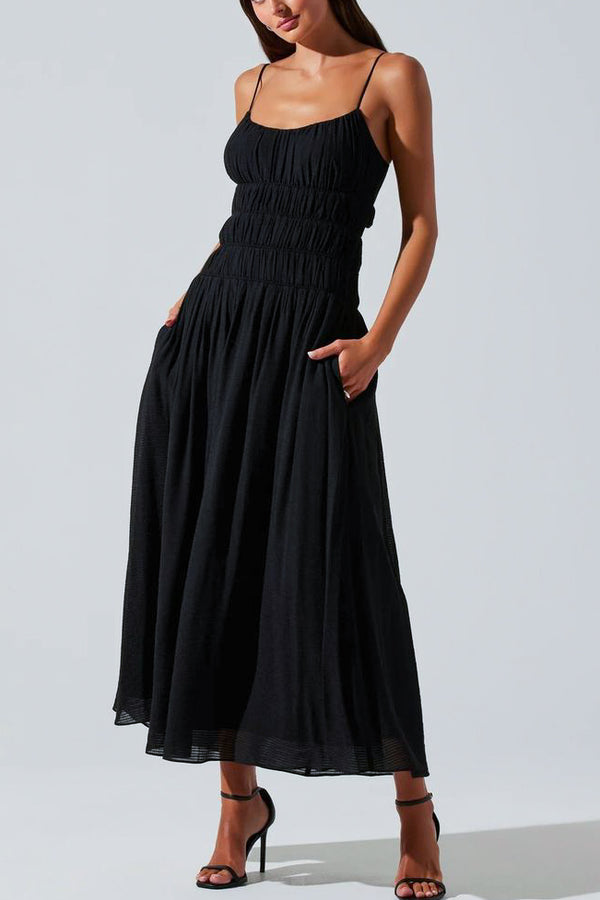 ASTR Andrina Dress in Black - Viva Diva Boutique