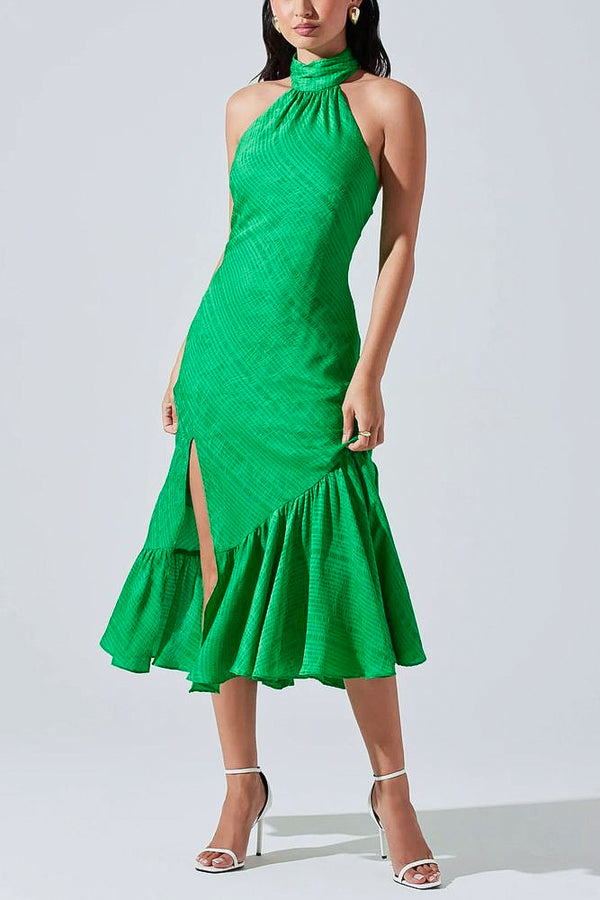 ASTR Caspia Dress in Green - Viva Diva Boutique