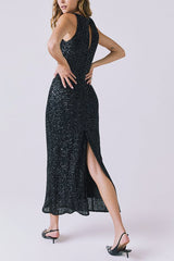 Chaser Faye Dress in True Black - Viva Diva Boutique