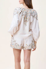 Cleobella Issey Top in Bella Mer Print