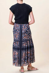 Cleobella Marjorie Ankle Skirt in Dark La Ramos - Viva Diva Boutique