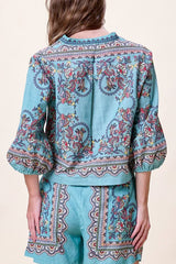 Cleobella Noelle Blouse in Bleura