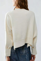 Free People Easy Street Crop Pullover in Moonglow - Viva Diva Boutique
