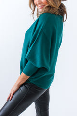 Kerisma Ryu Dolman in Dark Teal - Viva Diva Boutique