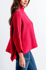 Kerisma Boho Sweater in Holly Berry - Viva Diva Boutique