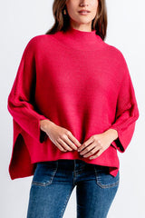 Kerisma Boho Sweater in Holly Berry - Viva Diva Boutique