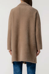 Kut From The Kloth Blythe Long Sweater Jacket in Tan
