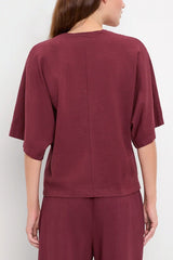 Michael Stars Calista Cape Sleeve Tee in Port Royale