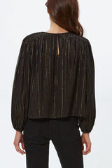 Michael Stars Dolly Blouse with Smocking Details - Viva Diva Boutique