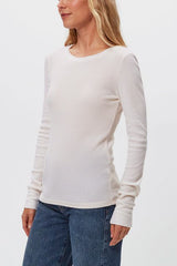 Michael Stars Juliet Crew Neck in Chalk
