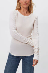Michael Stars Juliet Crew Neck in Chalk