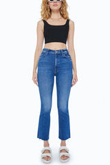 Mother Denim Hustler Ankle Fray in Grasping At Straws - Viva Diva Boutique