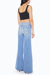 Mother Denim Tab Roller Skimp in Fight for your Right - Viva Diva Boutique