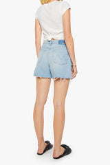 Mother Denim The Extra Mile Short Fray in Head Rush