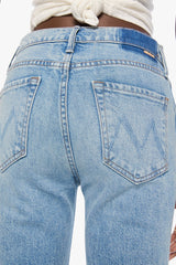 Mother Denim The Kick It Double Sneak in Finders Keepers