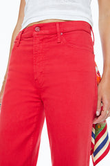Mother Denim The Kick It in Tango Red