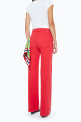 Mother Denim The Kick It in Tango Red