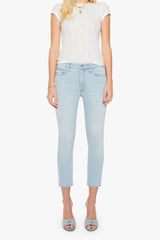 Mother Denim The Mid Rise Dazzler Crop in Pretty Please