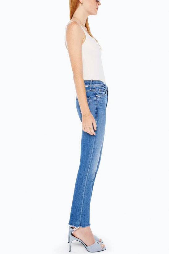 Mother Denim The Rascal Ankle Fray in Opposites Attract - Viva Diva Boutique
