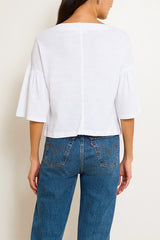 Nation Angeline Top in Optic White