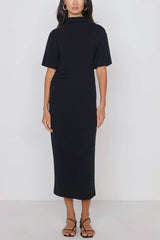 Nation Annika Dress in Jet Black