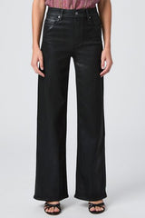 Paige Denim Anessa 31” in Black Fog Lux Coating - Viva Diva Boutique