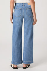 Paige Denim Anessa 31” w/ Braided Pocket Edge in Encino - Viva Diva Boutique