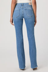 Paige Denim High Rise Manhattan Boot 32 inch in Vino Vibes