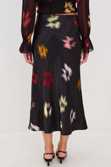 Rails Anya Skirt in Onyx Blurred Floral