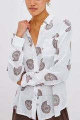 Rails Charli Shirt in Spiral Shells