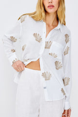 Rails Charli Top in Taupe Seashells - Viva Diva Boutique