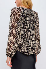 Rails Indi Blouse in Spotted Shibori - Viva Diva Boutique