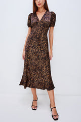 Rails Junia Dress in Ginger Spotted