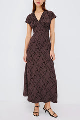 Rails Kourt Dress in Brown Obsidian