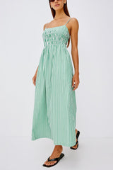 Rails Primrose Dress in Emerald Stripe