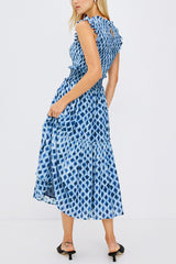 Rails Vivier Dress in Sapphire Shibori