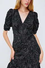 Rails Zariah Dress in Charcoal Mixed Animal