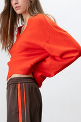 Sanctuary Vanna V-Neck Sweater in Red Hot