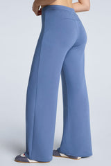 Spanx Air Essentials Wide Leg Pant in Grey Blue