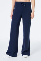 Spanx Air Essentials Wide Leg Pant in Timeless Navy - Viva Diva Boutique
