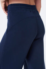 Spanx Air Essentials Wide Leg Pant in Timeless Navy - Viva Diva Boutique