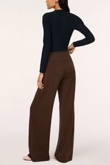 Spanx Air Essentials Wide Leg Pant in Umber Root