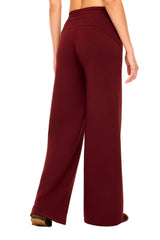 Spanx Air Essentials Wide Leg Pant in Vino