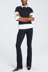 Spanx Ponte Microflare Pant in Classic Black - Viva Diva Boutique