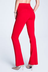 Spanx Ponte Microflare Pant in True Red - Viva Diva Boutique