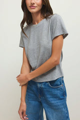 Z Supply Tourist Tee in Classic Heather Grey