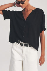 Velvet Carmella Top in Black - Viva Diva Boutique